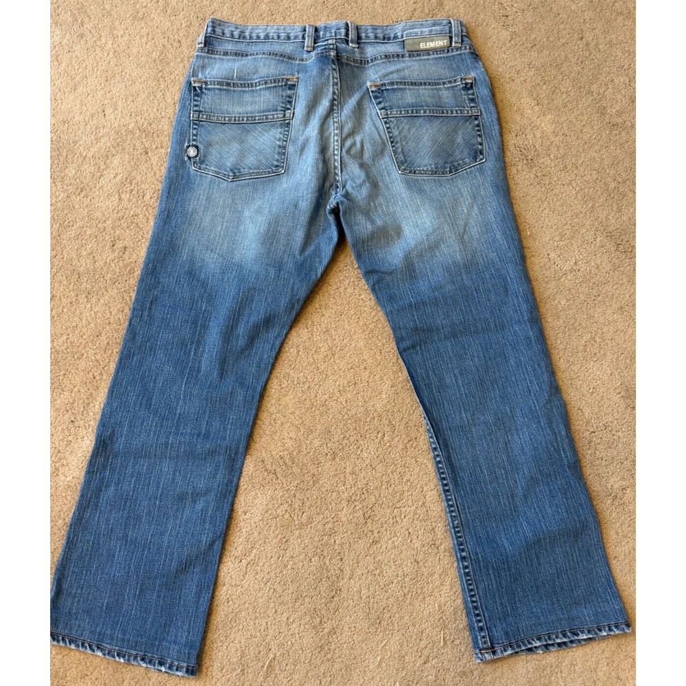 Vintage Element Skateboarding Jeans 90s Mens Baggy Grunge Pants Size 33x27
